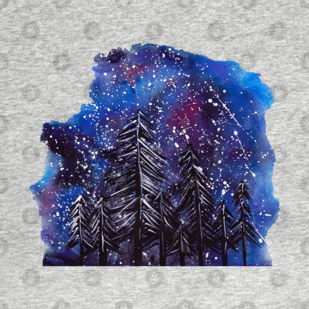 Starry Forest by LeighsDesigns